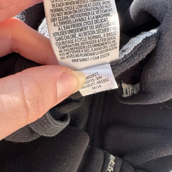 Y2K classic Victoria's Secret Black Hoodie Sequins - Picture 4 of 6